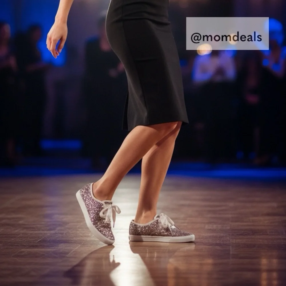 Keds for Kate spade New York Champion Glitter USA 6M Women’s in Box Satin Laces - Picture 12 of 13